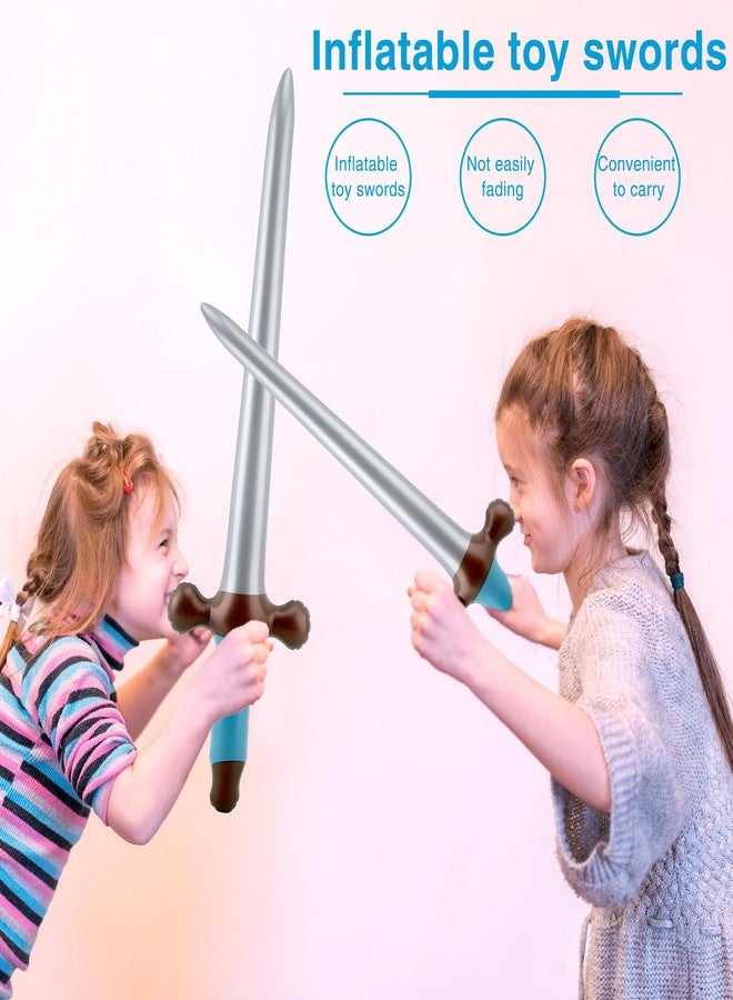 Fahacop 40 Pack 24 Inch Blow Up Swords Inflatable Pirate Swords Inflatable Weapons Toys for Halloween Cosplay Birthday Swimming Pool Party Decor - Image 5